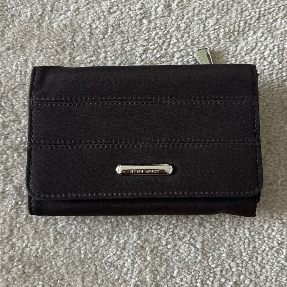 BRAND NEW Nine West Black Nylon Wallet